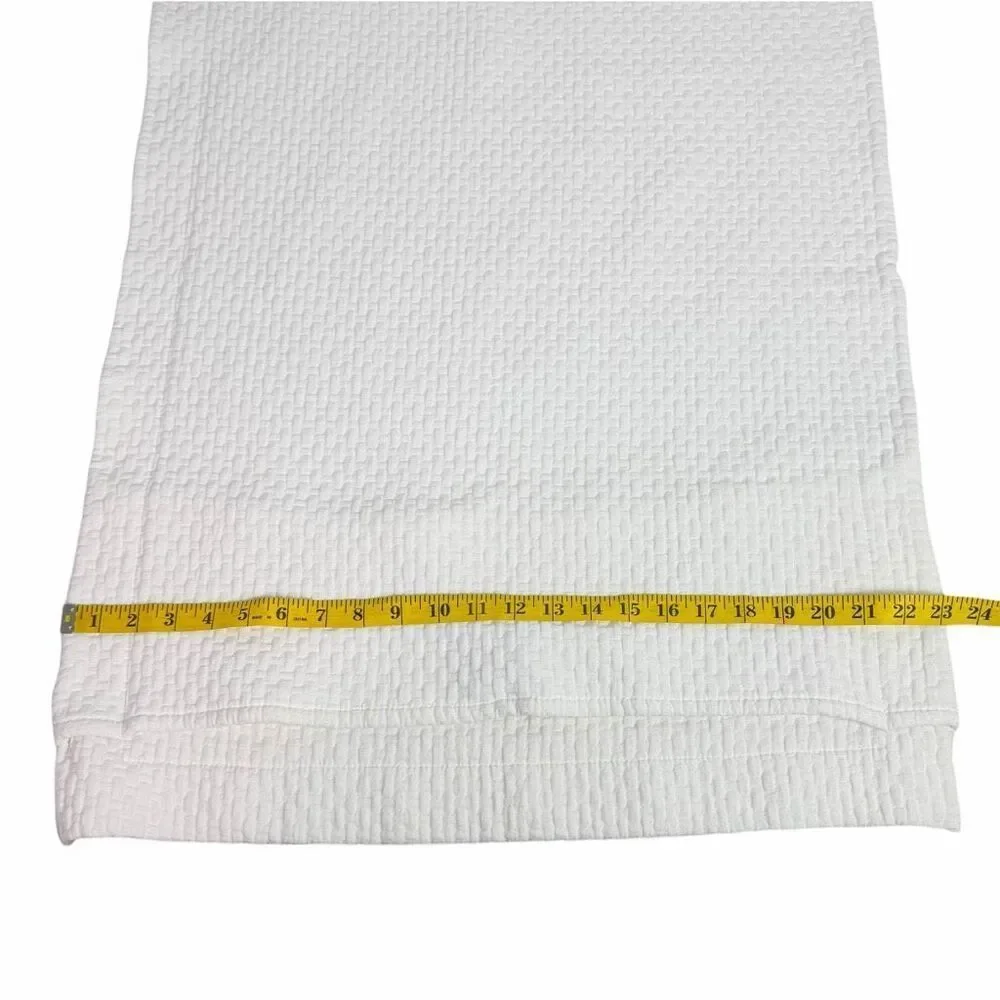 Peacock Alley Standard Matelasse Pillow Shams White SET
